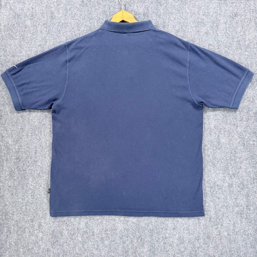 Vintage Nike Team ESPN Polo Shirt Men's XL Blue Embroidered Logo Cotton Blend - Picture 3 of 8